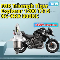 1PCS Motorcycle H4 LED Headlight Wireless Hi/Lo Beam Bulbs 15000LM 6000K FOR Triumph Tiger Explorer 1200 1215 XC-XRX 800XC