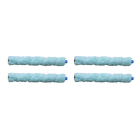 STER-4PCS Soft Main Roller Brush For ILIFE Shinebot W400 W450 W455 Floor Washing Robot Brush Spare Parts Replacement