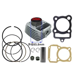 Motorcycle Cylinder Rebuilt Kit Big Bore 62mm for KEEWAY SUPERLIGHT 125 150cc Direct Mount Engine modification accessories