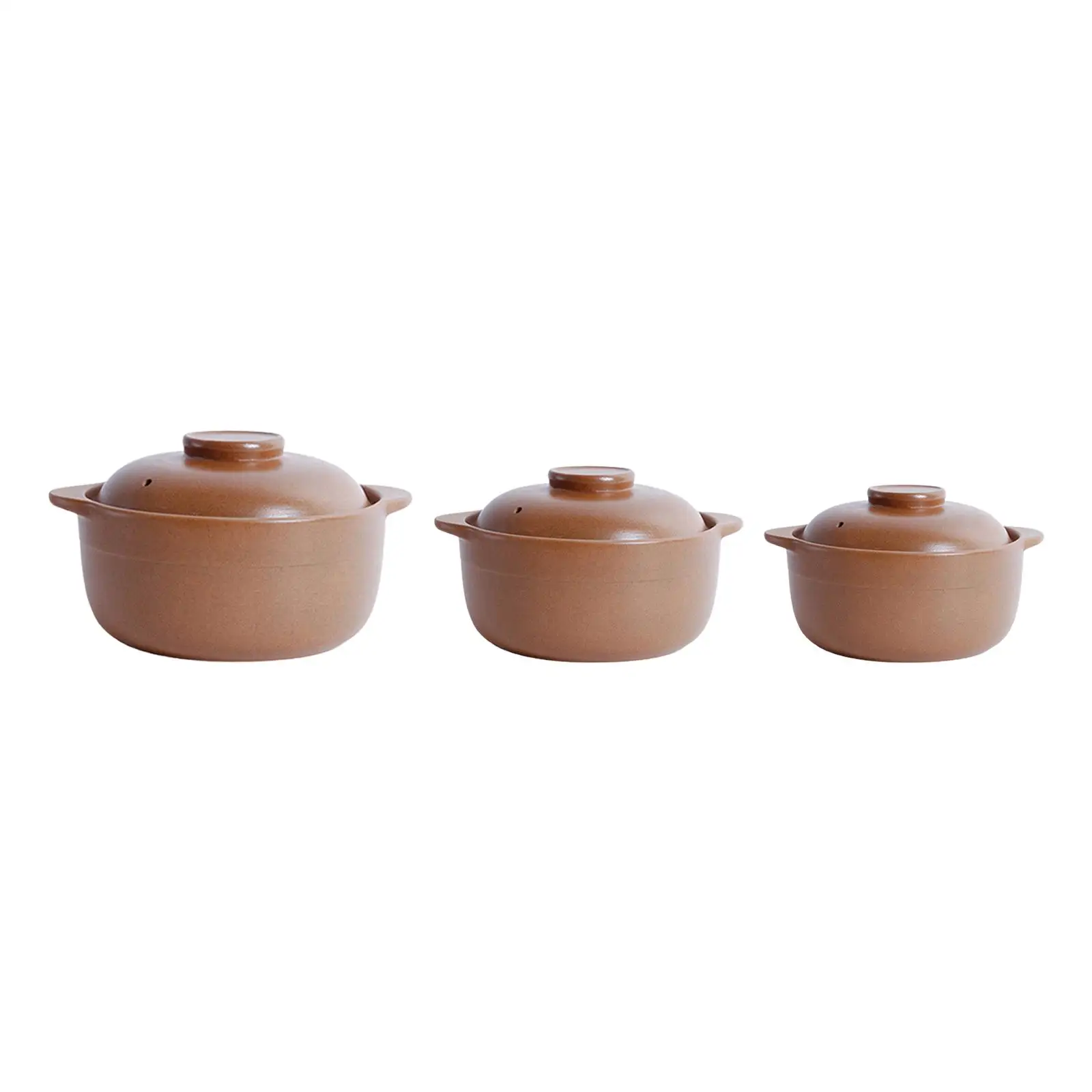 Claypot Rice Pot Clay Cooking Pot Handmade Cantonese Claypot Rice Unglazed Clay Pots for Cooking Cookware Earthen Cooking Pot