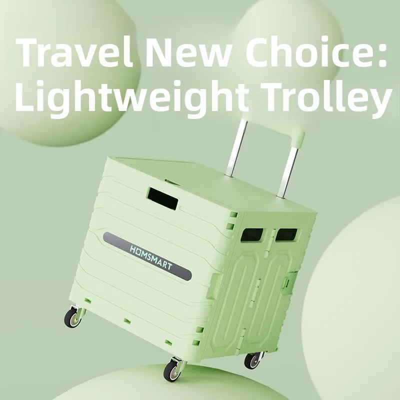 Foldable Hand-Pulled Shopping Cart Compact Vegetable Buying Small Trolley Lightweight Portable Camping Goods Stalls Barbecue