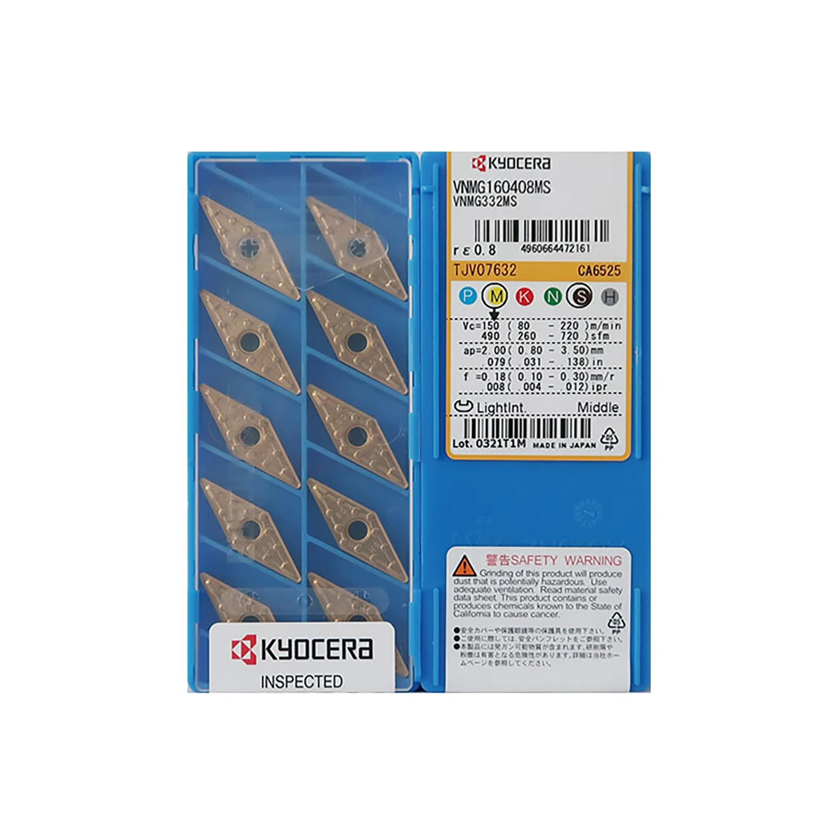 

Kyocera Original VNMG VNMG160408MS VNMG160404 VNMG160402GP VNMG160412HQ VNMG160404GP VNMG160404MQ TN60 Токарные пластины