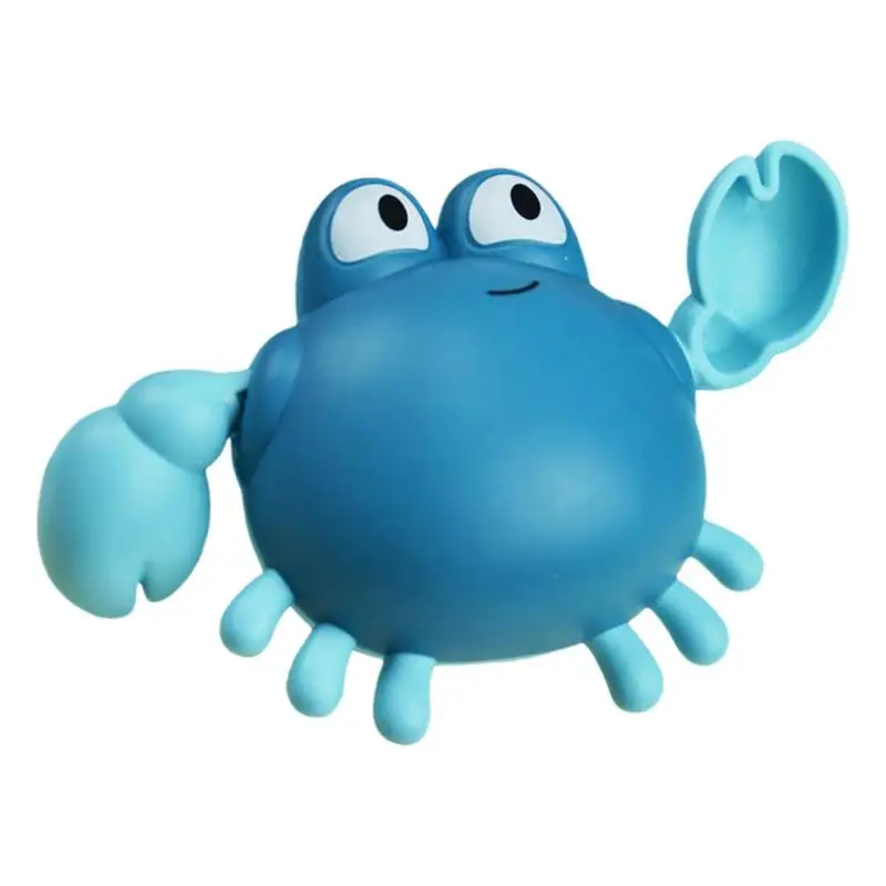 

Wind Up Swimming Bathtub Crab Toy Water Safe And Smooth Infant Swim Chain Clockwork Cognition Interactive Toy Gift For Kids