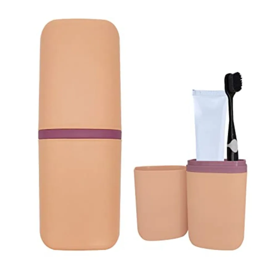 Travel Toothbrush Holder, Toothbrush Travel Case Portable Toothbrush Travel Container Travel Toothbrush and Toothpaste Holder f