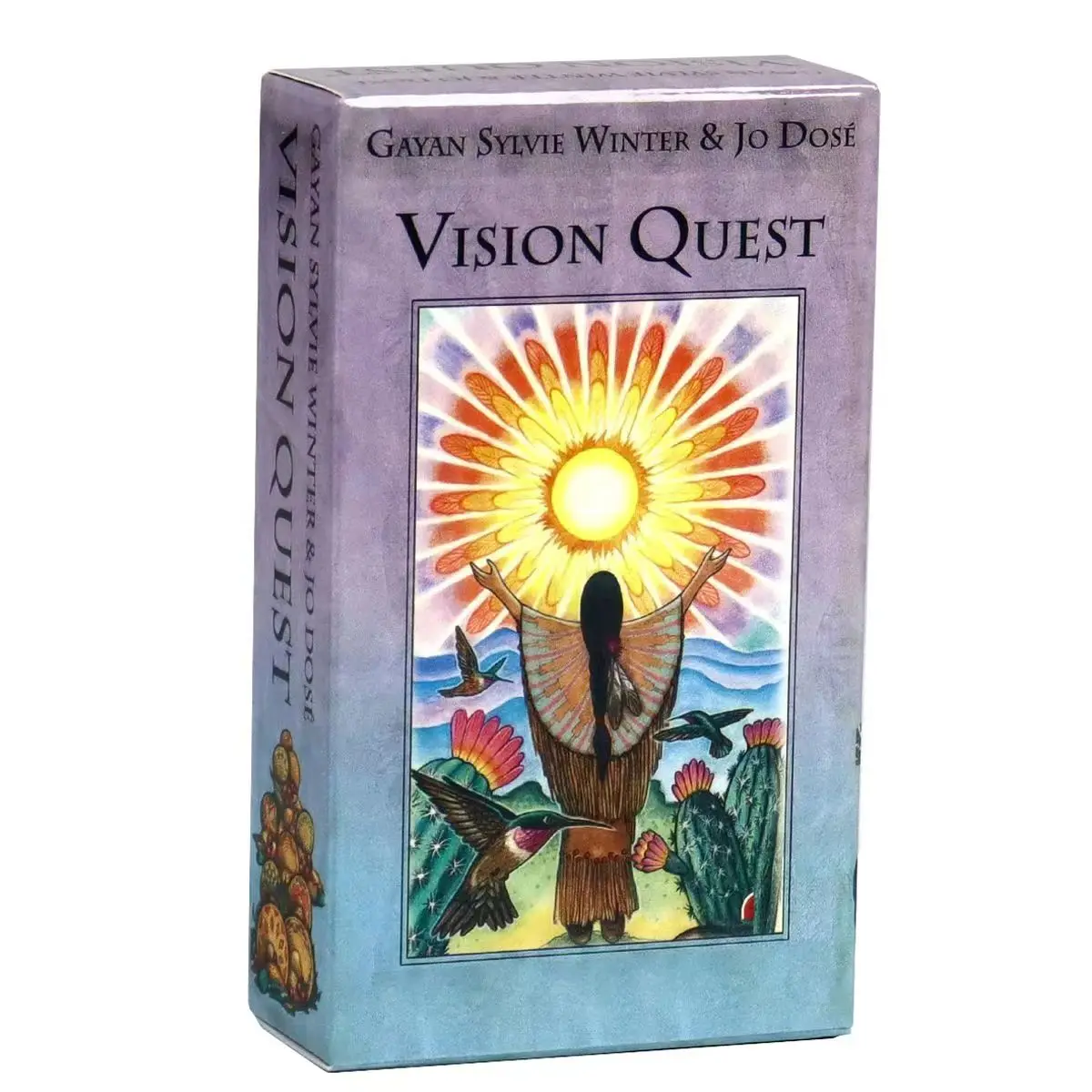 10.3*6cm Vision Quest Tarot 78 Pcs Cards Contain Tribal Shamanism and The Spirit of The Ancient Medicine Wheel