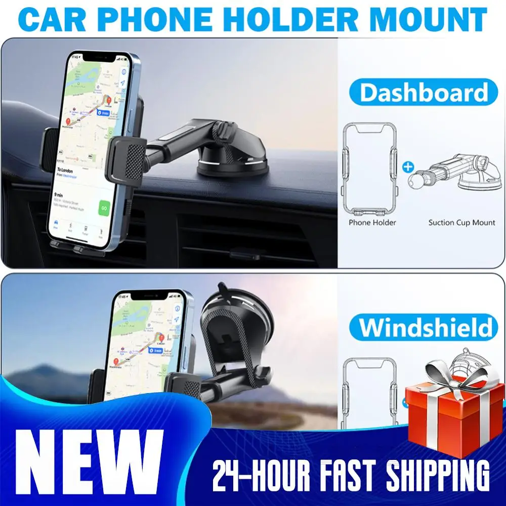 

Gravity Car Phone Holder Mount Stand Air Vent Clip GPS Mobile Cell Support Car Smartphones Bracket Universal Hands-Free Stand