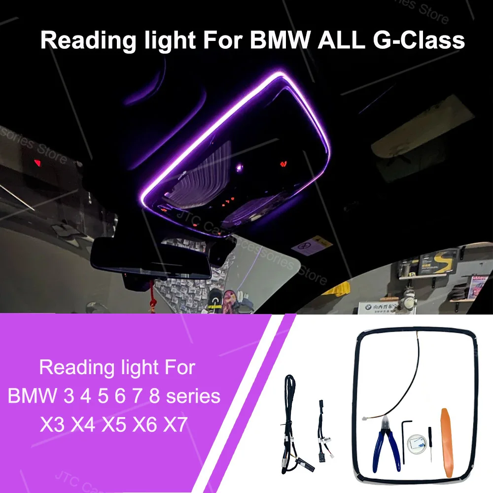 

LED Reading Light for BMW 3 4 5 6 7 8 Series X3 X4 X5 X6 X7 G20 G26 G30 G32 G11 G16 G01 G02 G05 G06 G07 G60 G70 Car Ambient Lamp