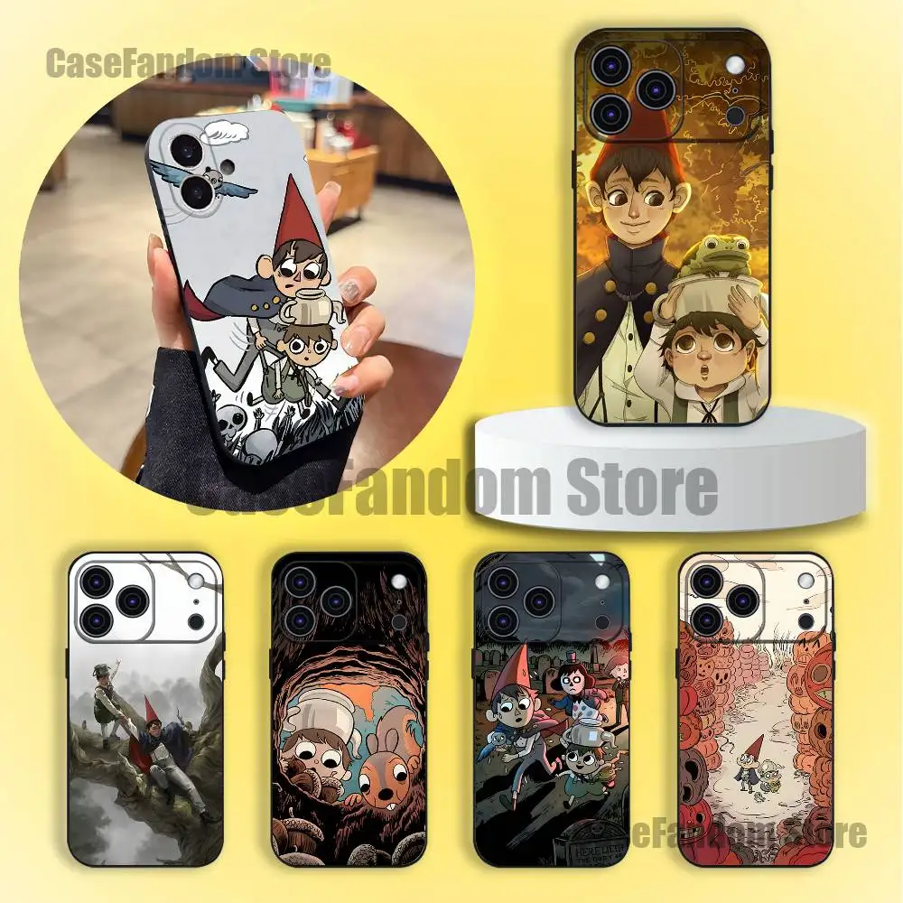 

Чехол для телефона O-Over T-The G-Garden W-Wall Black Soft Cover для iPhone 17, 16, 15, 14, 13, 12, 11, Pro, Max, Plus