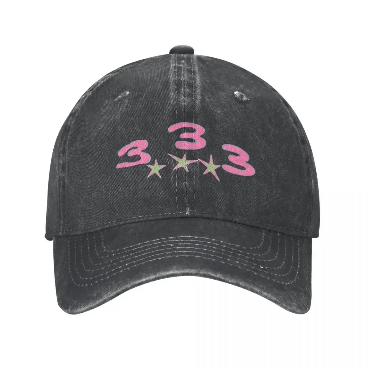 Drain Gang Pink Baseball Cap 333 Logo Kpop Breathable Washed Trucker Hat Couple Streetwear Print Washed Baseball Caps