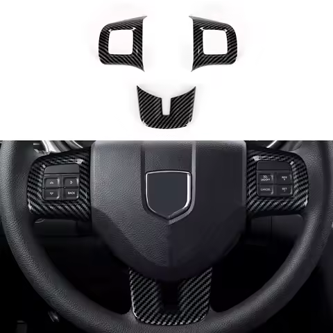 Car Steering Wheel Panel ABS Trim For Dodge Charger Challenger Avenger Dart Durango Journey For Fiat Freemont For Grand Caravan
