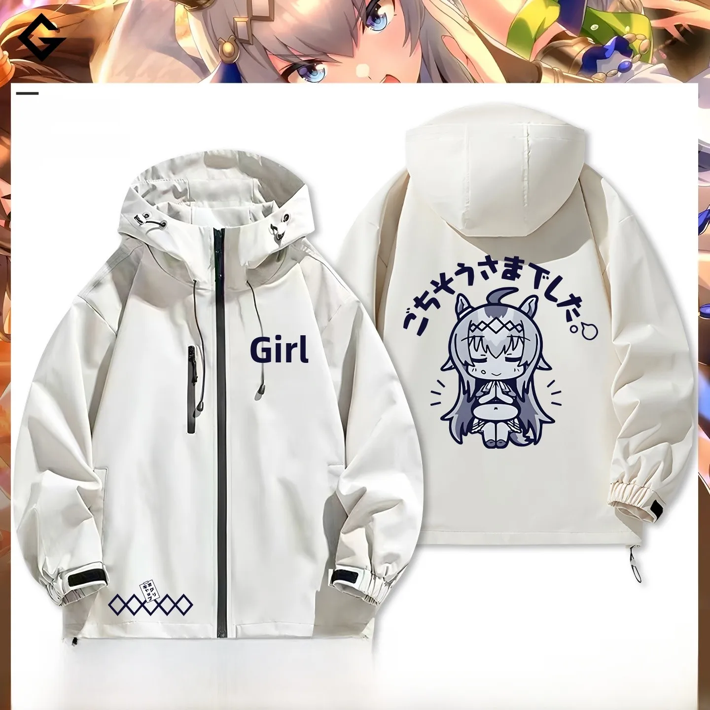 

Повседневное молодежное осенне-зимнее пальто Jaet ex Stand Fit Long Sve из полиэстера с защитой от ветра для студентов, гоночная девушка Fa...