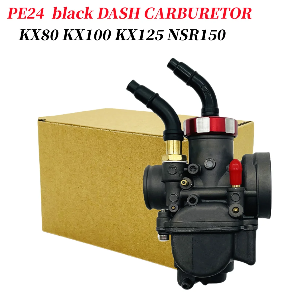 

Spray black DASH motorcycle carburetor PE24 KX80 KX100 KX125 NSR150 125cc-150cc for Apollo TaoTao Lifan Honda SSR Hawk Pit