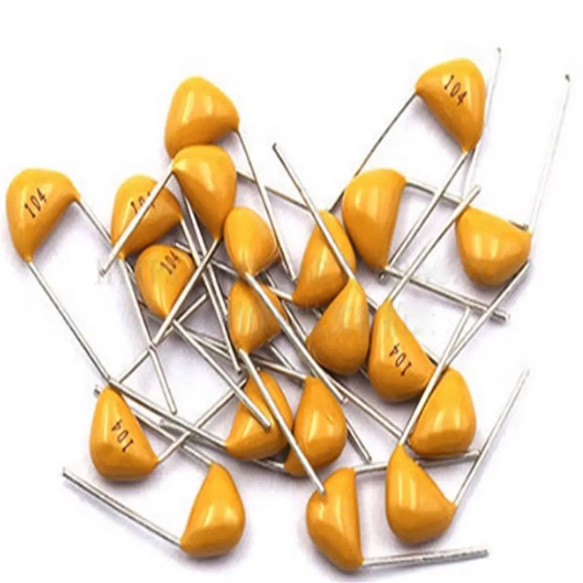 300pcs 10kinds of Monolithic Capacitors(10pF-100nF) Direct Insertion Non-Polarised 50V Ceramic Capacitor Component Set