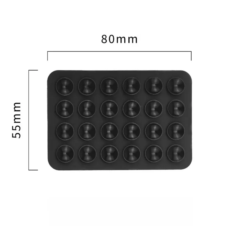 Adhesive Silicone Suction Pad Multifunction Durable Silicone Rubber Sucker Pad Suction Cup Bracket 24Square Suction Cups