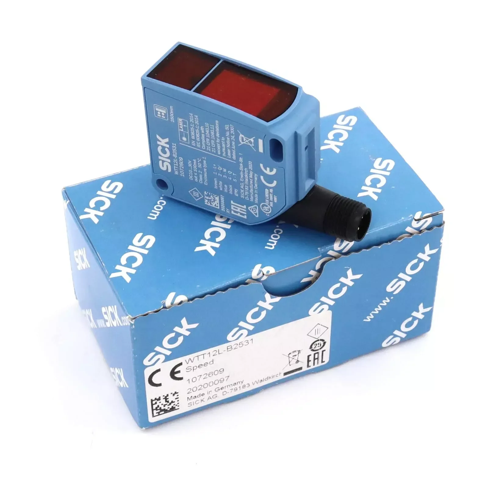 Sensor fotoelétrico SICK WTT12L-B2531 10-30v-dc