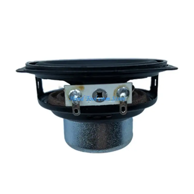 H37F 2.5In Curved Anodized Black Aluminum Woofer With Rubber Surround Speaker Driver For Highly Power Music Systems