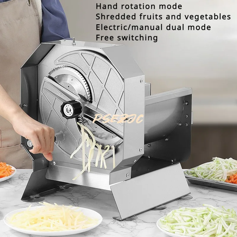 

Household and Commercial Multifunctional Stainless Steel Electric and Manual Lemon Fruit Potato Kitchen Cutting Strip Machine