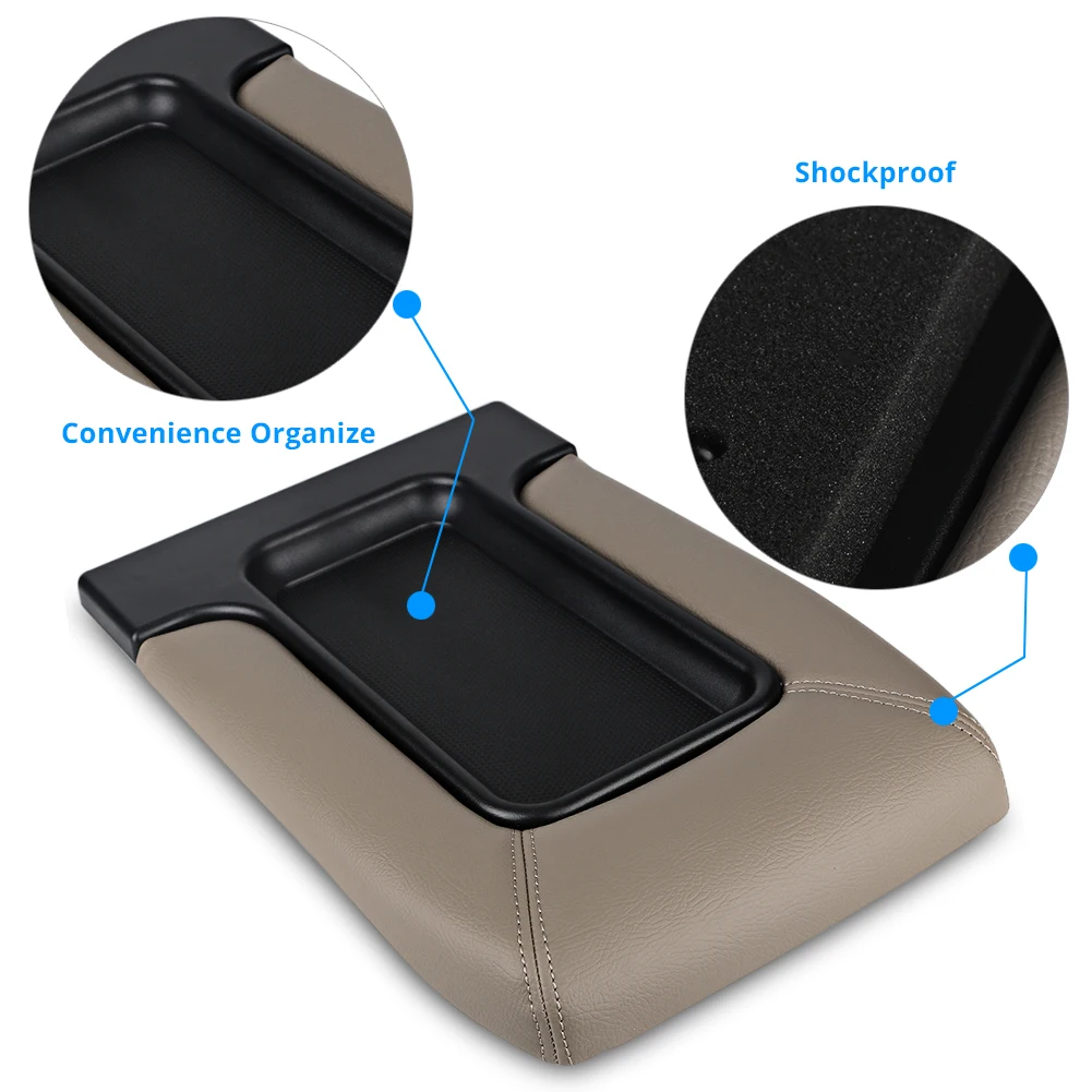 Center Console Armrest Cover Lid Replacement For Armrest Kit Cadillac Chevrolet Pickup Truck Suburban Tahoe Silverado Sierra