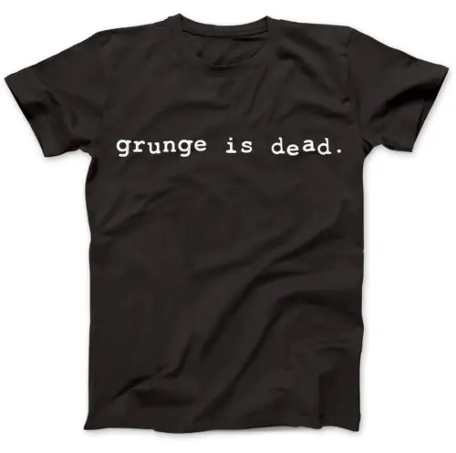 Grunge Is Dead Worn By Kurt Cobain T-Shirt 100% Premium Cotton Flipper