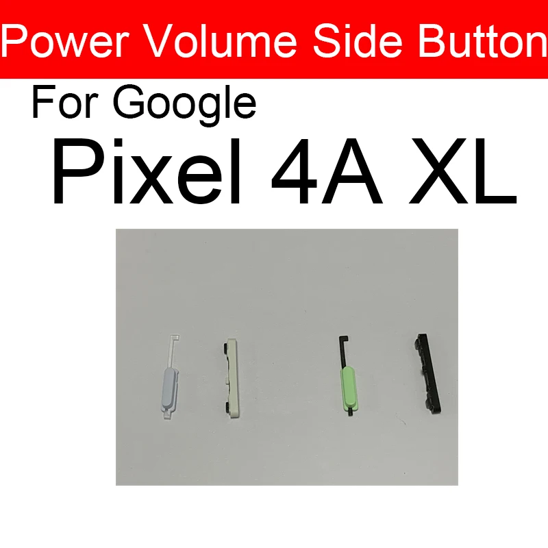 Power & Volume Side Button For Google Pixel 4 4A 4XL XL Power Volume Side Key Repair Parts