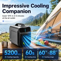 Climatiseur portable IOG‑1 5200 BTU, unité de climatisation solaire, climatiseur 220 V pour camping-car 3