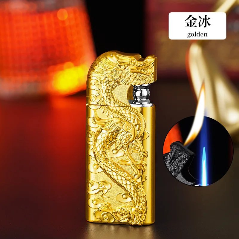 Dragon Lighters Creative Windproof Gas Lighter Luxury Metal Torch Cool Lighter Smoking Accessories