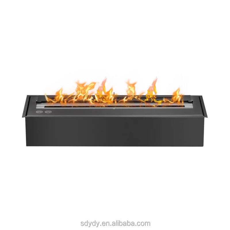 Modern Designer Steel Bioethanol Fireplace With Hotel Heating And Decorative Functions Suitable For Kitchen Use Insert Type