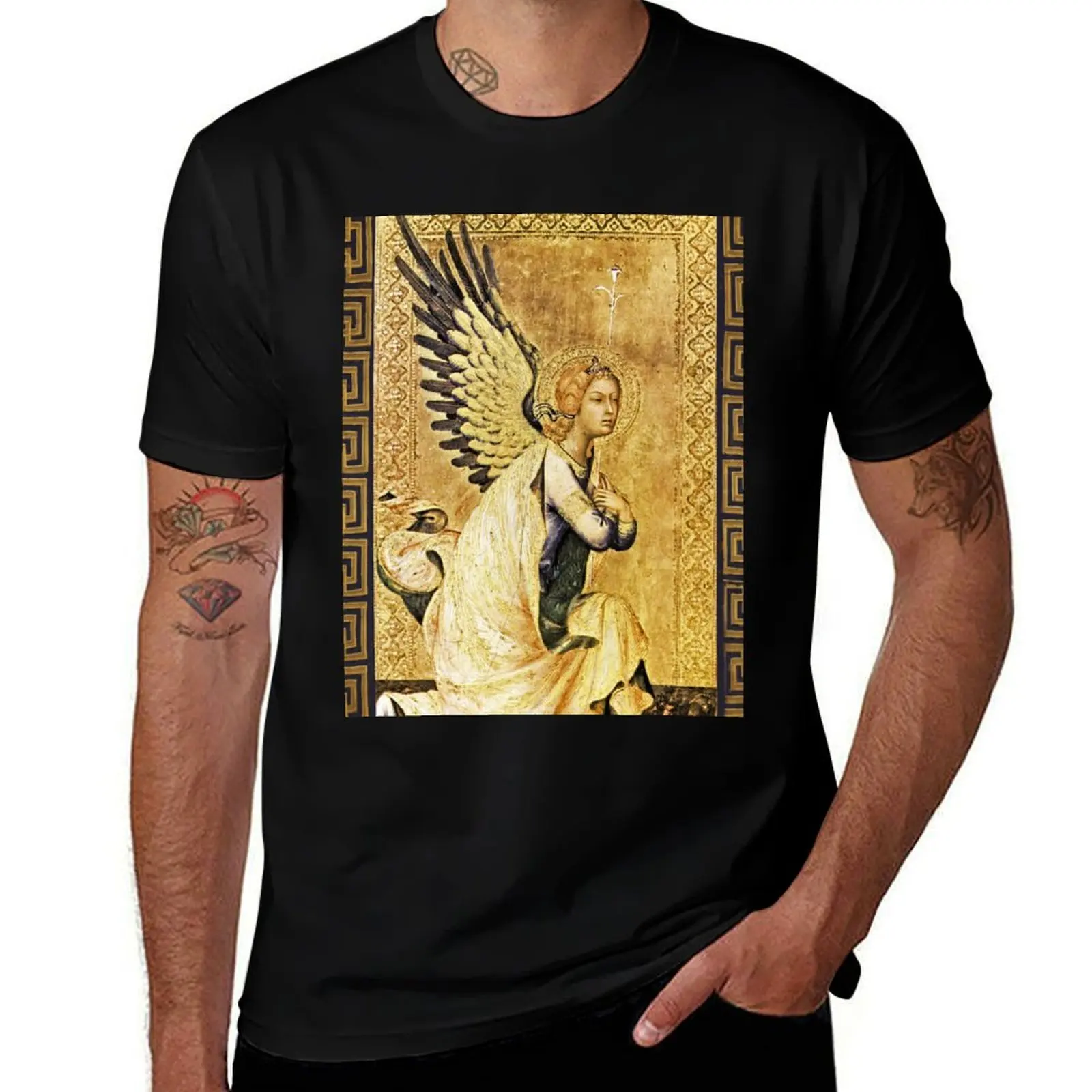 

ANNUNCIATION ANGEL St. Gabriel Archangel T-Shirt Novelty Graphic Tee Shirt