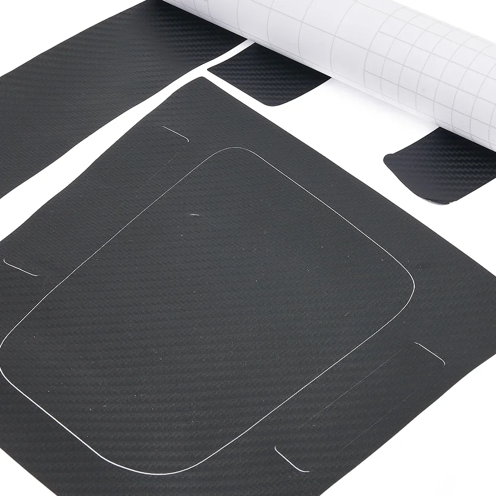 

High Quality New Useful Car Sticker Car Replacement Interior 1 Set 3D Black Carbon Fiber Accessories Decorative