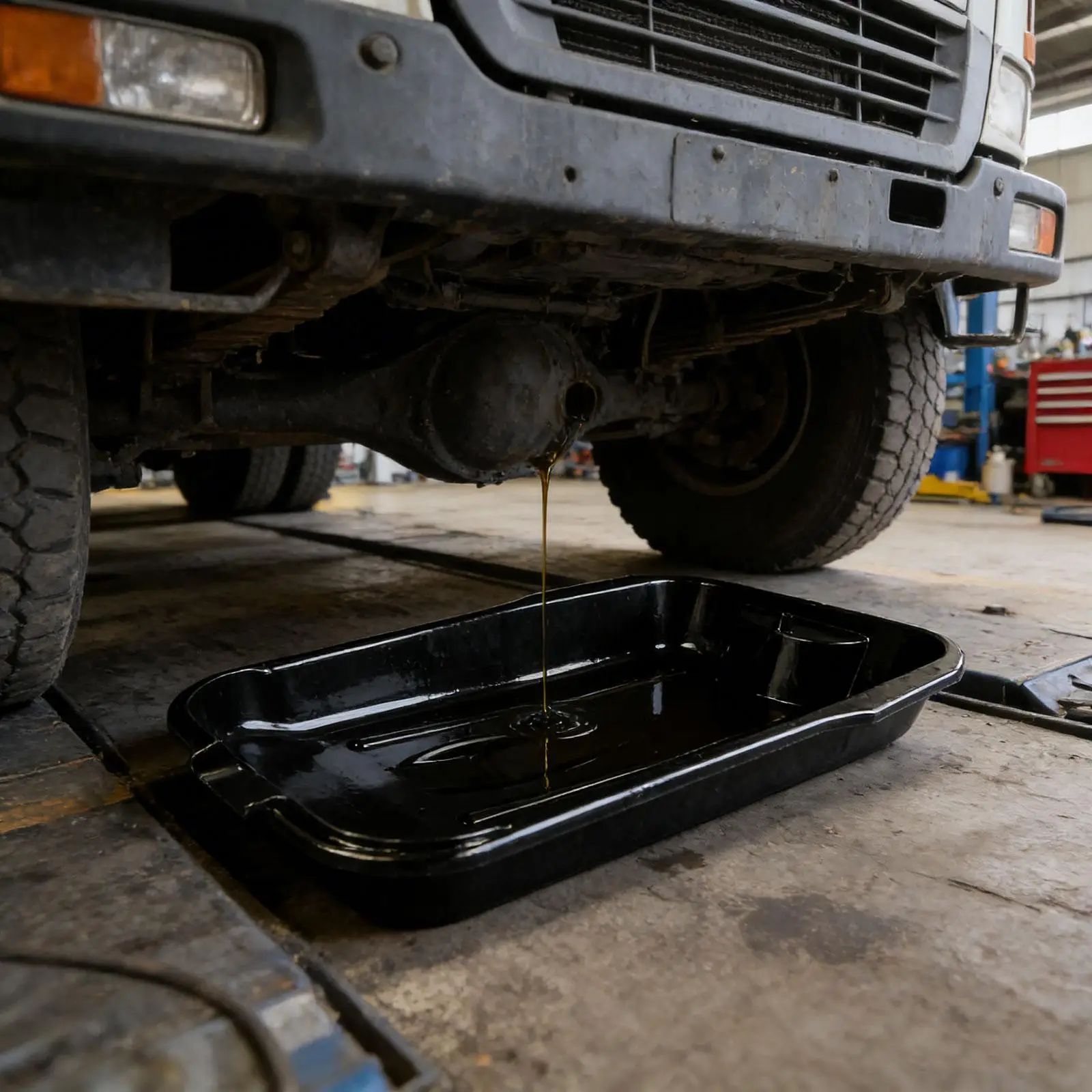 

Oil Drain Pan Multifunctional 2.5L Professional Auto Accessories Anti Slip Car Maintenance Tool Anti Splash for Repair Shop