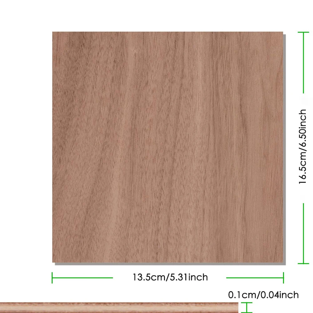 3Pcs Walnut Wood Lightweight Craft Board Model Toys Building Carving Handicraft Sheets Accessories DIY Wood Chips Handmade