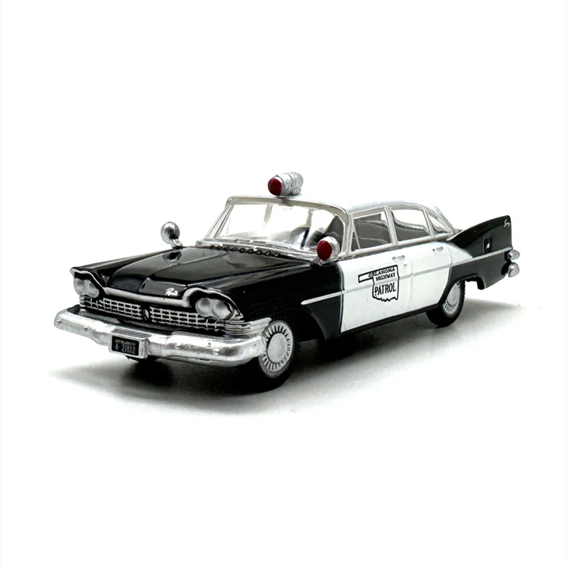 1:87 Scale Diecast Alloy Oklahoma Highway Patrol Toys Police Cars Model Classics Adult Collectible Souvenir Gifts Static Display