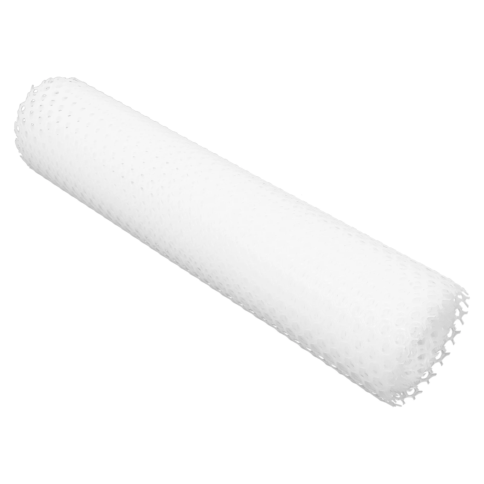

Plastic Garden Fence Mesh Netting 0.4x3m White Easy Clean Temporary Fencing Sturdy Chicken Wire Balcony Edging Border Fences