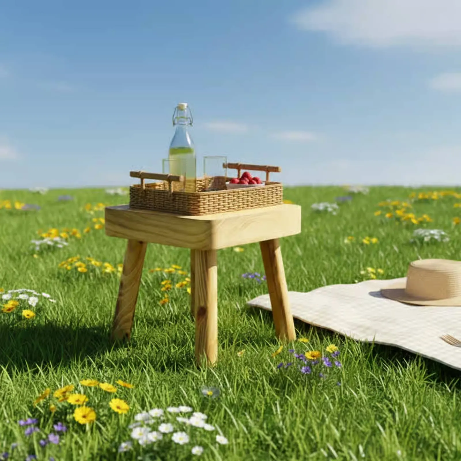 

Detachable Leg Stool Multi-Use Small Camping Stool Home Furniture Eco Friendly for Adults