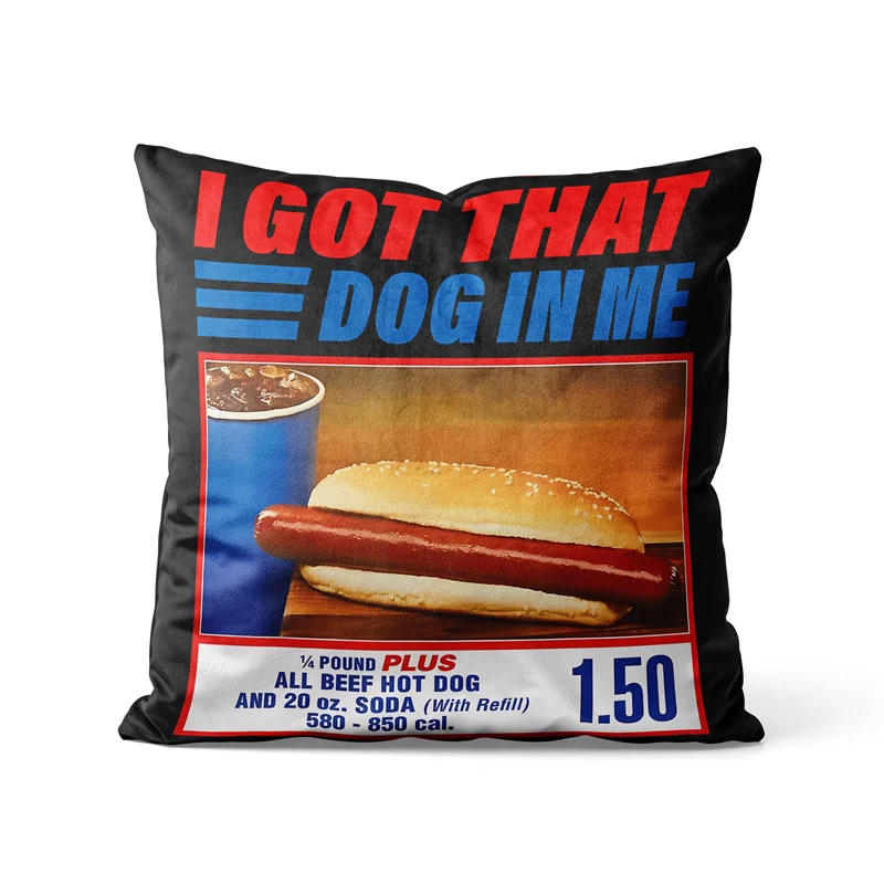 Gaslight Gatekeep Girlboss I Got That Dog in Me Keep 150 Dank Meme Throw Pillow Covers Cushion Cases Pillowcases 45cm x 45cm