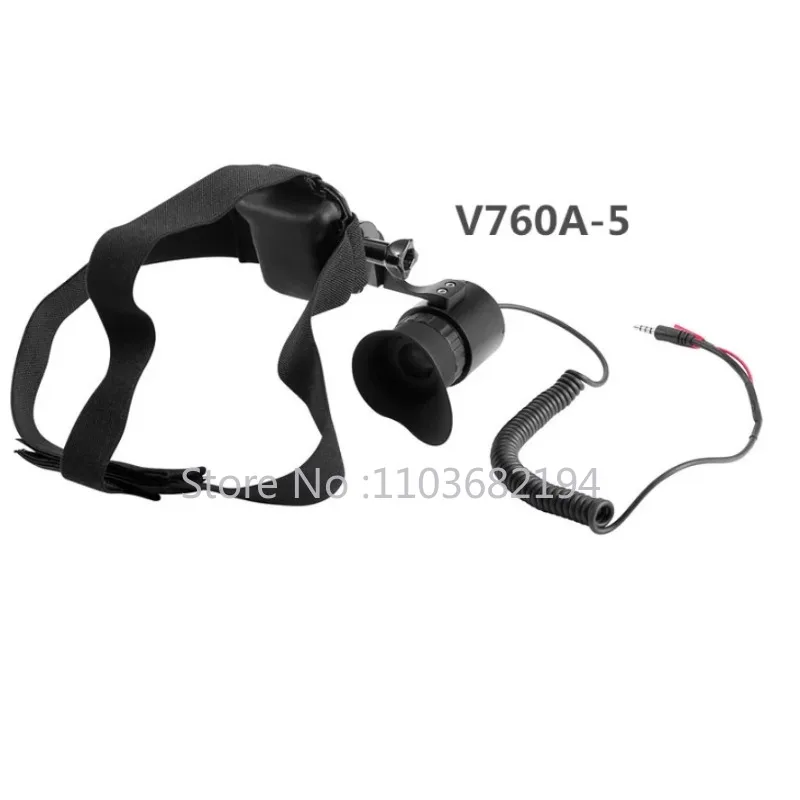 

V760A-5/V760A-3 Wearable Head Mounted Display 90-Inch/80-Inch Effect for Security Monitors FPV Aircraft Models