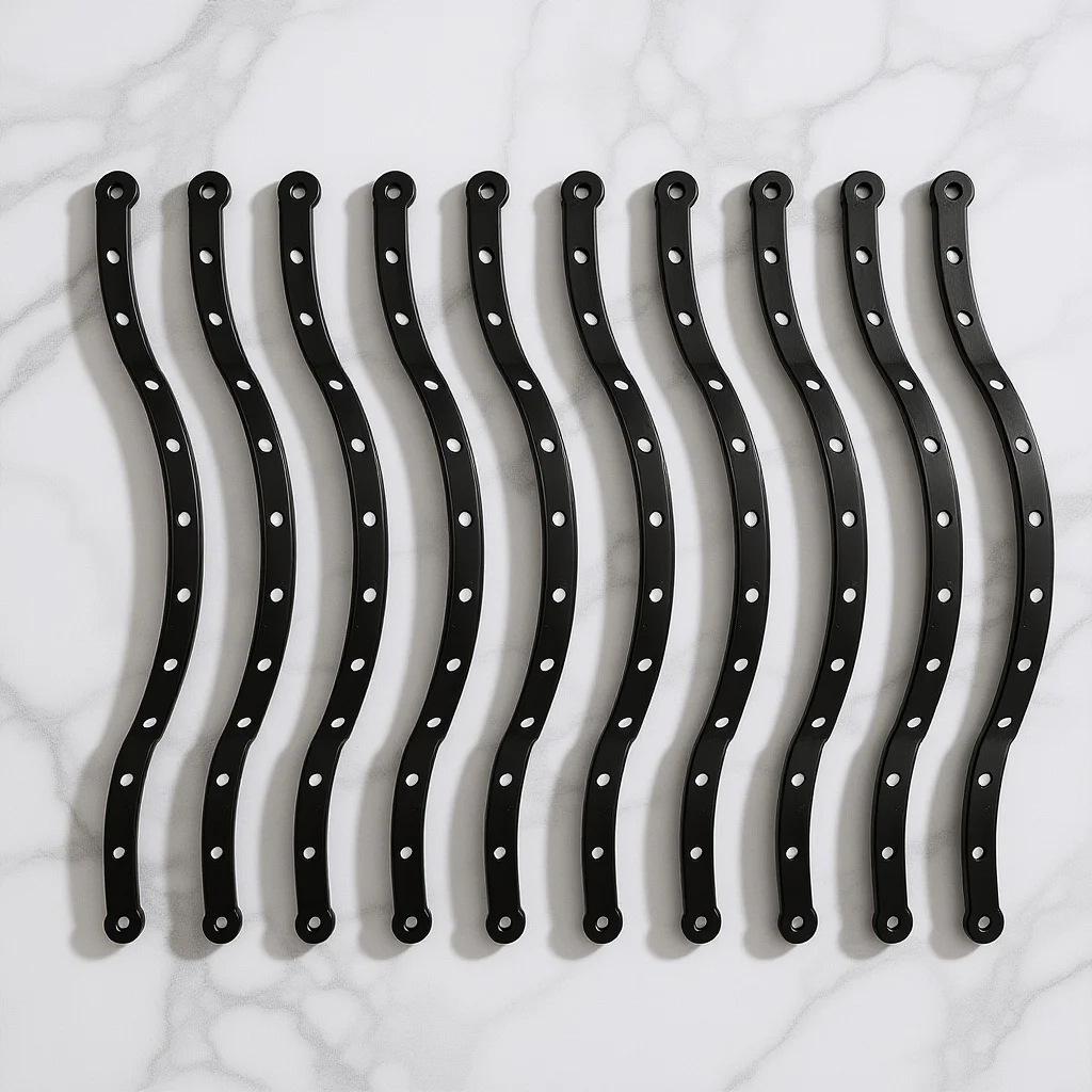 

10 pcs Hanger Connector Strips Plastic Clothes Display For Clothing Racks Garment Store Setup Hanging Merchandise Strips