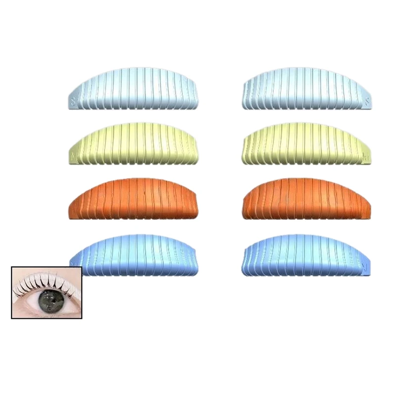 Reusable Silicone Eyelash Perming Pad Lashes Rods Shield Lifting 3D Eyelash Curler Accessories Applicator Makeup Tool