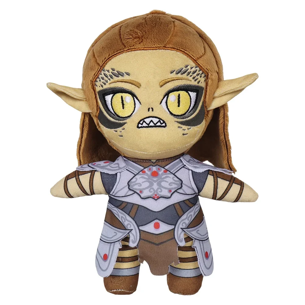 Baldur Cos Gate Lae'zel Cosplay Plush Toys Cartoon Soft Stuffed Dolls Mascot Kids Adult Birthday Xmas Gifts