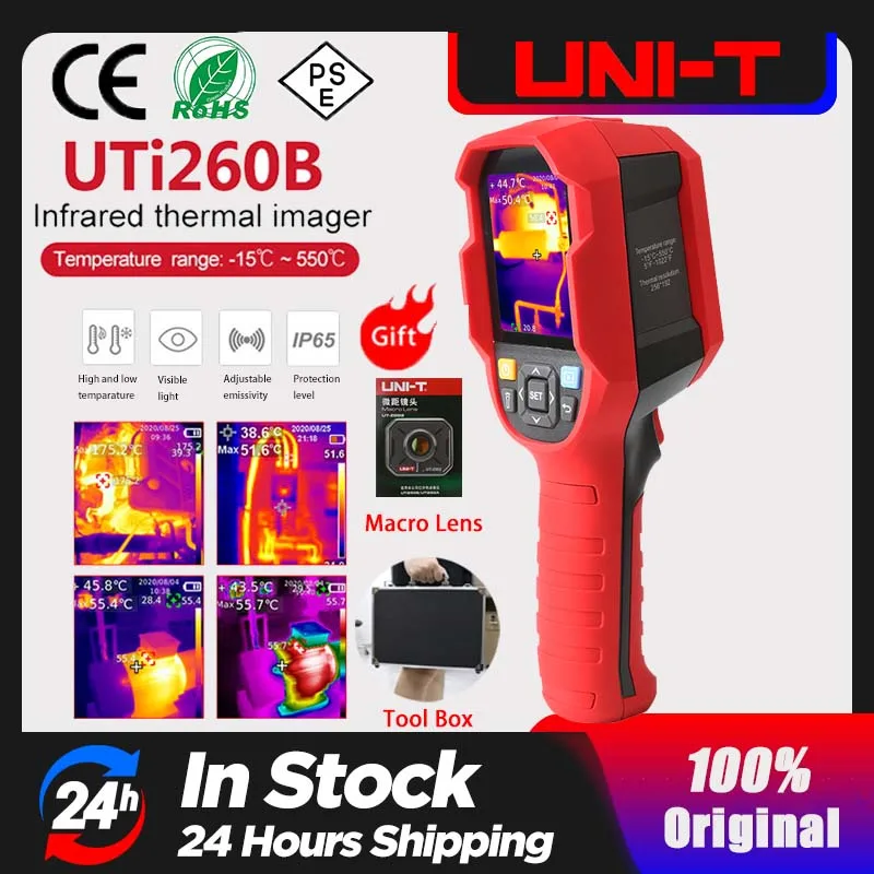 uni t digital termovisor infravermelho abastecimento de agua led camera de luz reparacao de ar condicionado uti260b uti260a 01