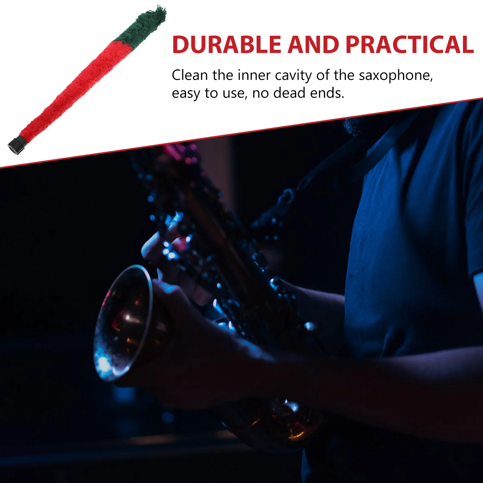 

Sax Cleaning Brush High Quality Nylon Brushes for Saxophone Moisture Removal Water Absorption Musical Instrument Accessories