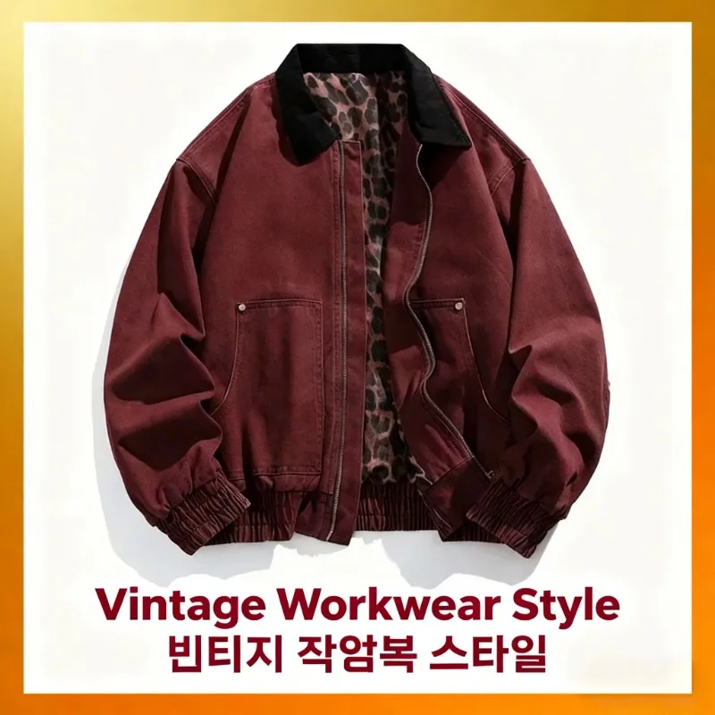 

Men's Vintage Pure Cotton Jacket Collared Outerwear Leopard Print Detroit Denim Jacket Spring and Autumn Leather Bomber Jacket