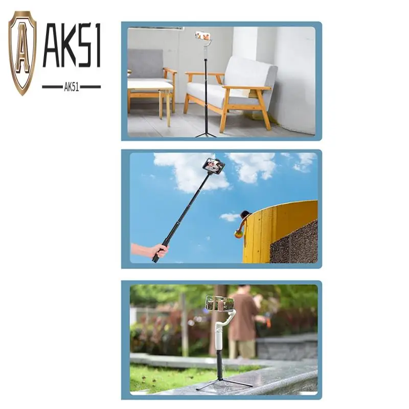 AK51-Per DJI OM4 SE Asta di prolunga Asta di prolunga telescopica Multi-Funzione Gimbal Selfie Stick OSMO Mobile6 Accessori