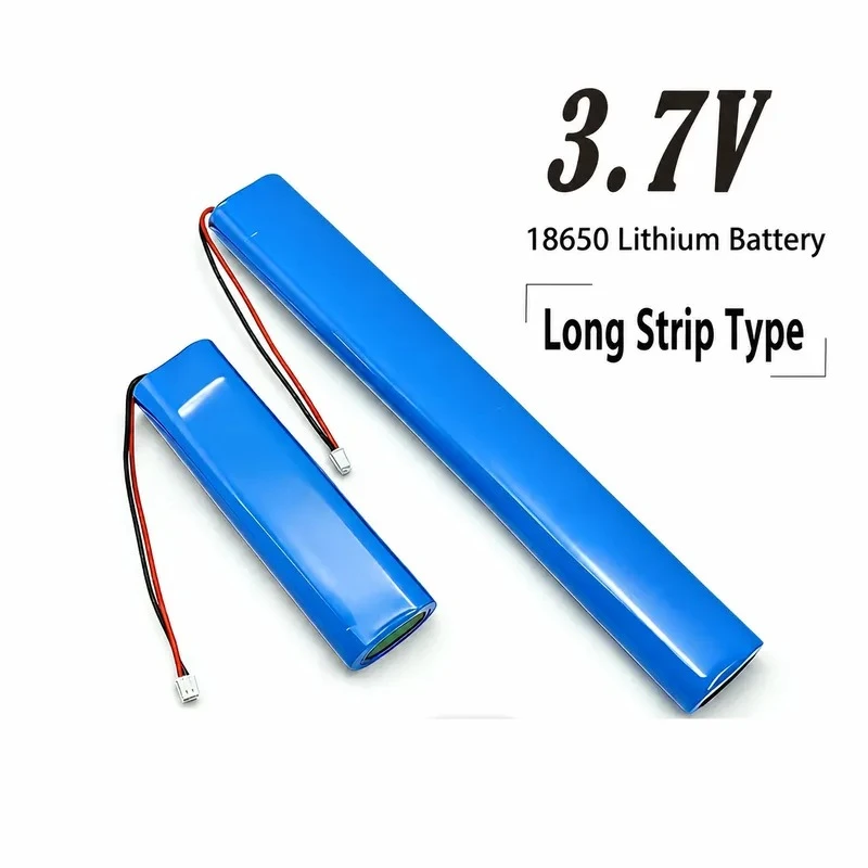 for 3.7V 18650 Lithium Battery Pack Large Capacity Rechargeable Power Supply for Outdoor Audio LED Light DIY Strip Shape