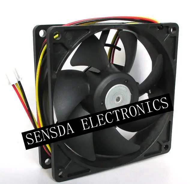 

9cm T92T12MHA7-53 J811 9225 12v 0.14a 3Wires Cooling Fan 92*92*25mm 2400rpm 25dbA