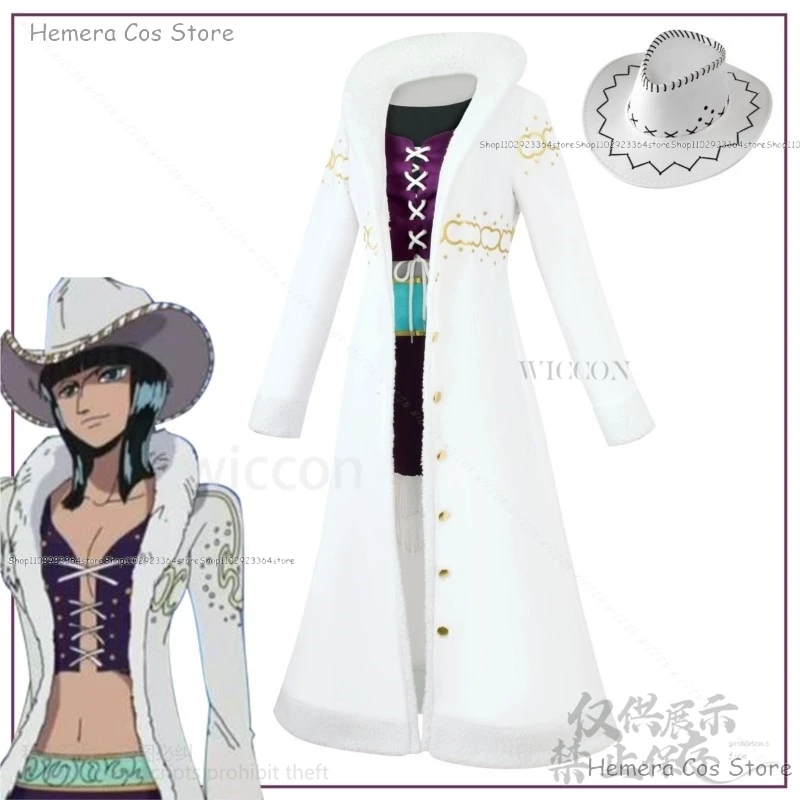 Anime Nico C.Cosplay Costume pour femme, perruque sexy, robe, manteau Lolita, cape blanche, chapeau coupe-vent, Halloween, Noël trempé, personnalisé