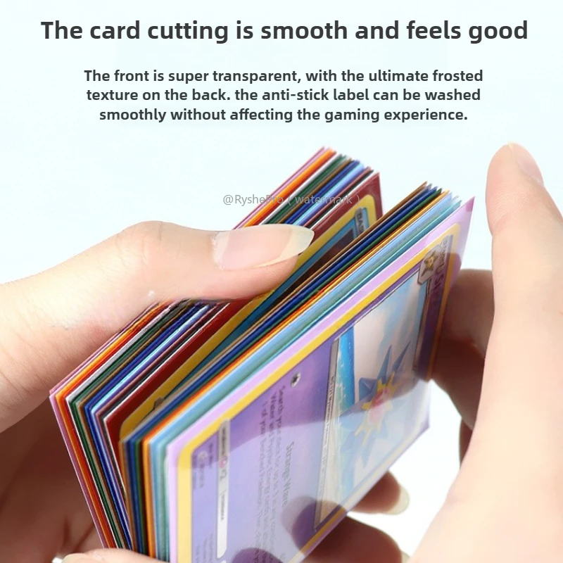 Buste per carte di dimensioni standard Robuste protezioni per carte Custodia perfetta per mescolare Proteggi le tue carte collezionabili per carte TCG e sportive