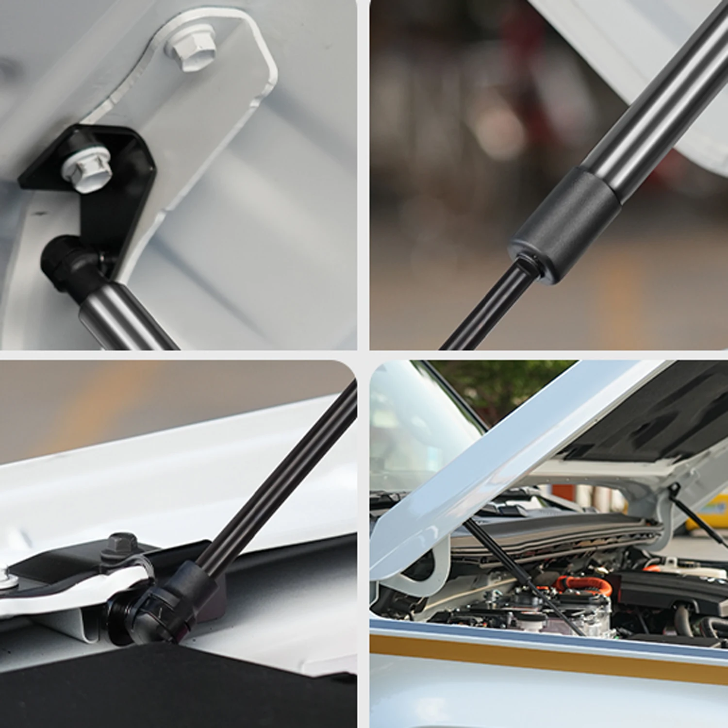 2x Engine Hood Struts Kit Bonnet Shocks Absorbers Dampers Lift Support Fit for Toyota Land Cruiser Prado J250 LC250 2024 2025
