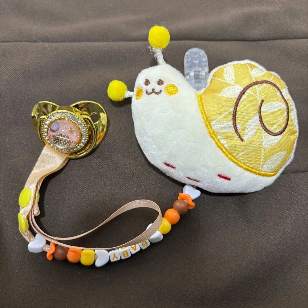 Funny Cartoon Print Newborn Pacifier Custom Pacifier Clip Lovely Style Newborn Essentials Baby Products Newborn Infant Gift