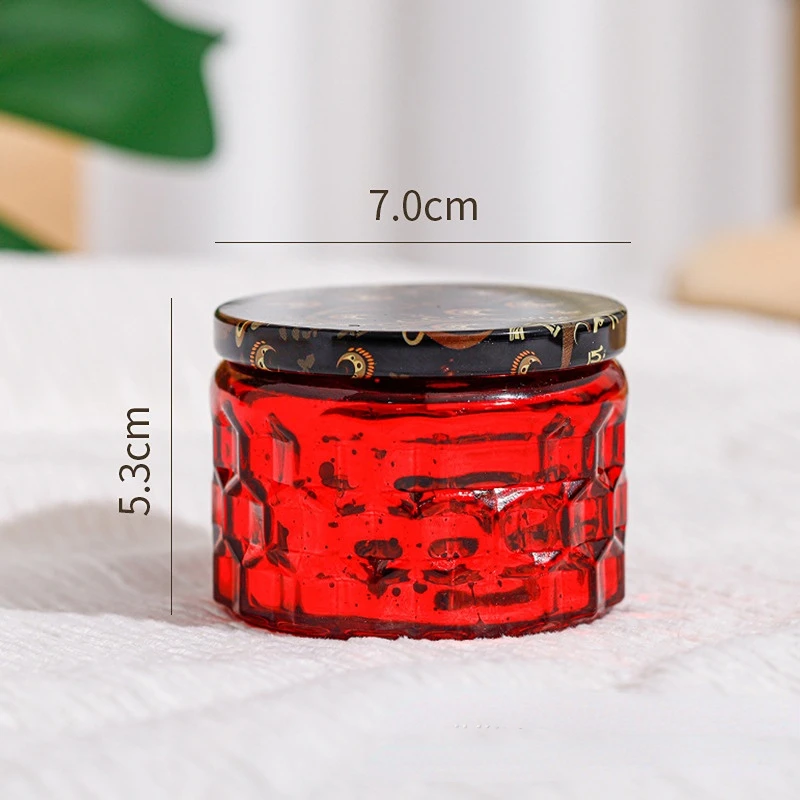 Empty Candle Jar DIY Jar Relief Candle Cup Creative Handmade Candle Aromatherapy Candle Stand Glass Empty Candle Jar m